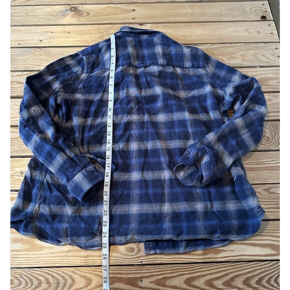 Dovetail Workwear Button Up Plaid Shirt Size XL Men’s Blue - Picture 8 of 8